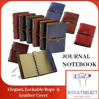 Notebook Journal Handmade Vintage Travel Diary Sailor Faux Leather Blank Paper Rope Writing Notepad