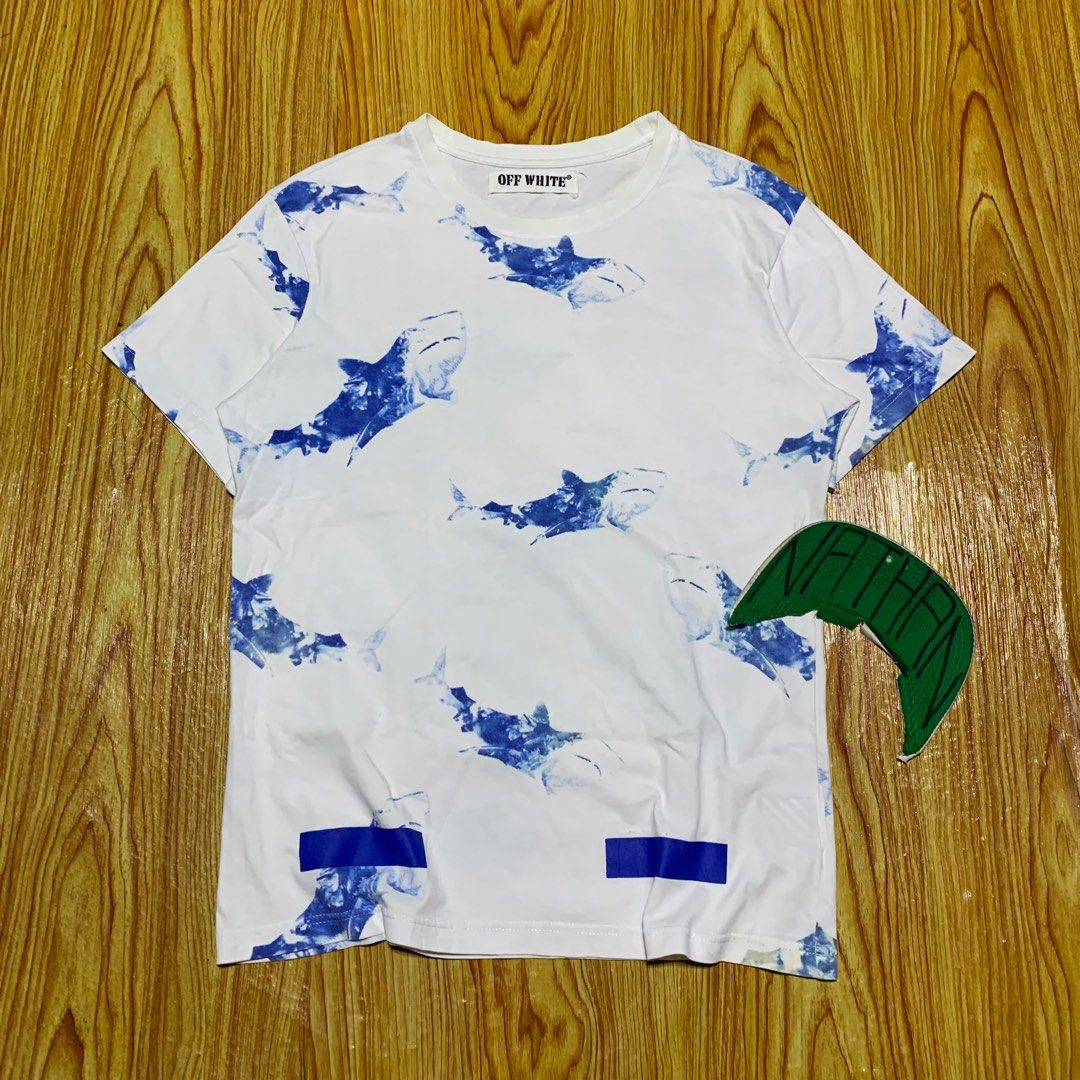Off white shop shark tee
