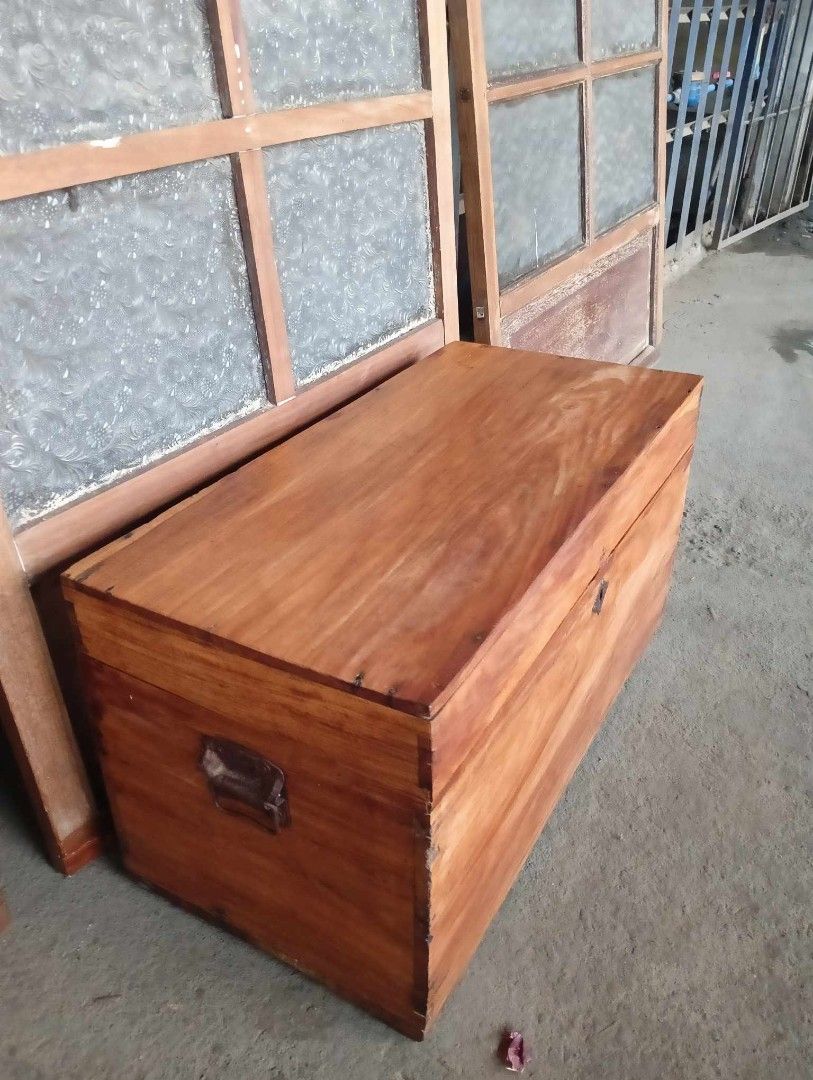 Old Baul(5sets different sizes) (Category: Storage Boxes & Baskets) located in Paranaque City. Submitted by mommykiee (Listing ID 1288012608, Image 2). Description: Old Baul Made of narra wood Size: L29.5 W14 H15inch Newly stripped & varnished Ready to use Price: 6,000 Old Baul Made of narra wood Size: L27 W13 H14inch Newly stripped & varnished Ready to use Price: 5,500 Old Baul Made of narra wood Size: L23.5 W11 H12inch Restored & ready to use P