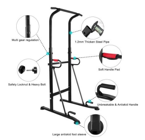 OneTwoFit Adjustable Pull Up Station Home Gym Power Tower OT130 Sports Equipment Exercise Fitness Cardio Fitness Machines on Carousell