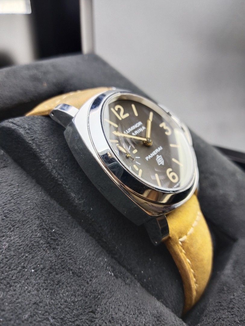 Panerai Pam 632 Luminor Marina Base Logo Tobacco Dial S Series 44mm