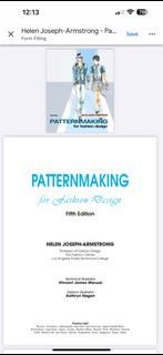 Patternmaking for Fashion Design Digital Copy