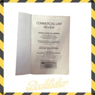 [PRELOVED] Commercial Law Review by Villanueva