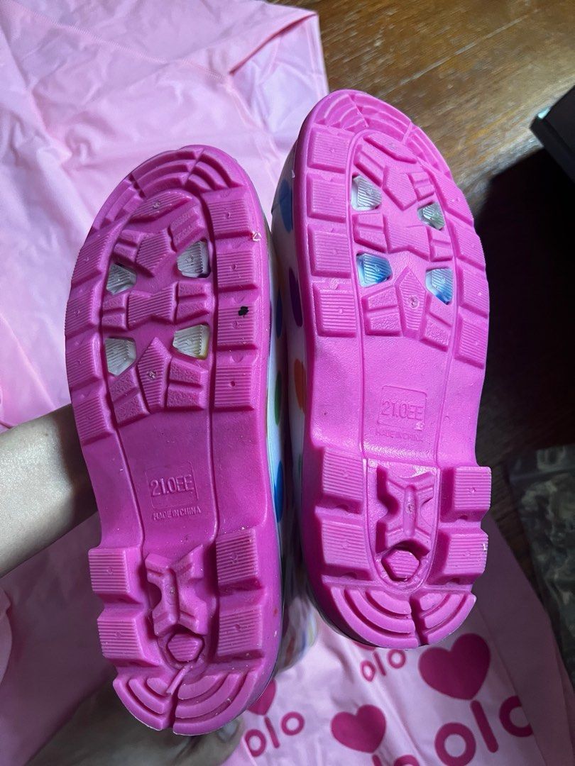 Rain boots and coat set 2025