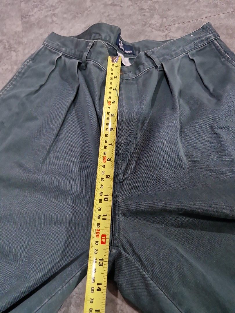 Ralph Lauren Green highwaisted cargo pants