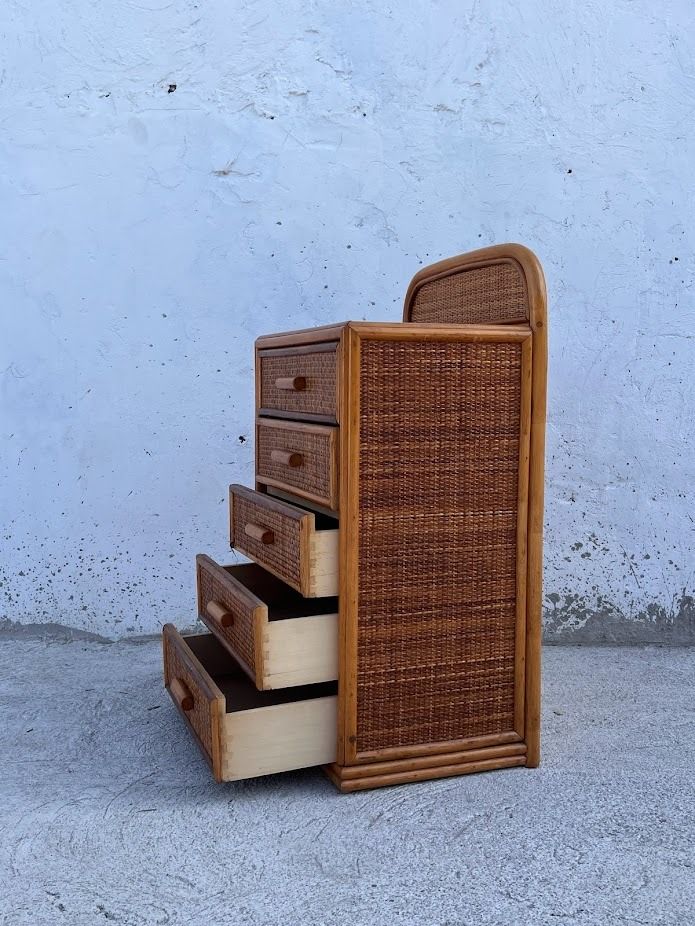Rattan Drawer 5 Layer, Furniture & Home Living, Furniture, Shelves ...