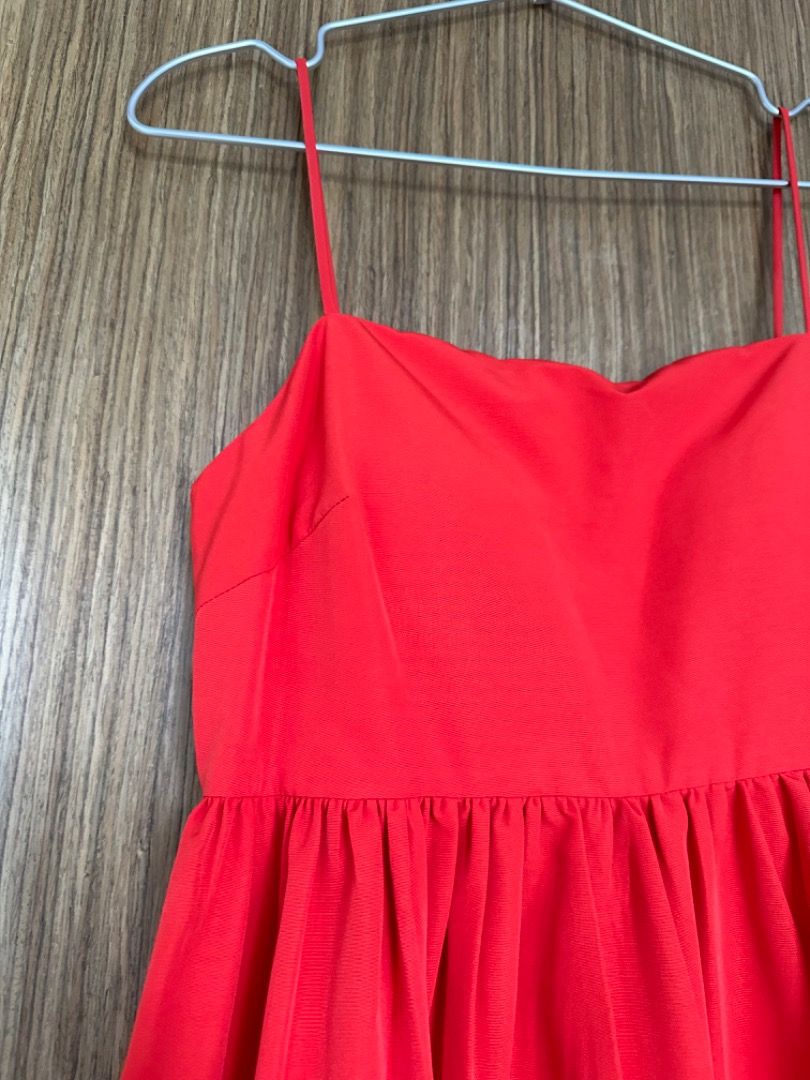 Red summer dress online