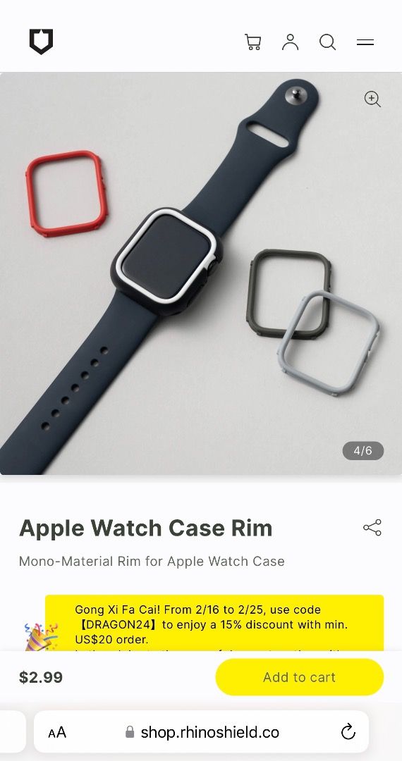 Rhinoshield sales watch case