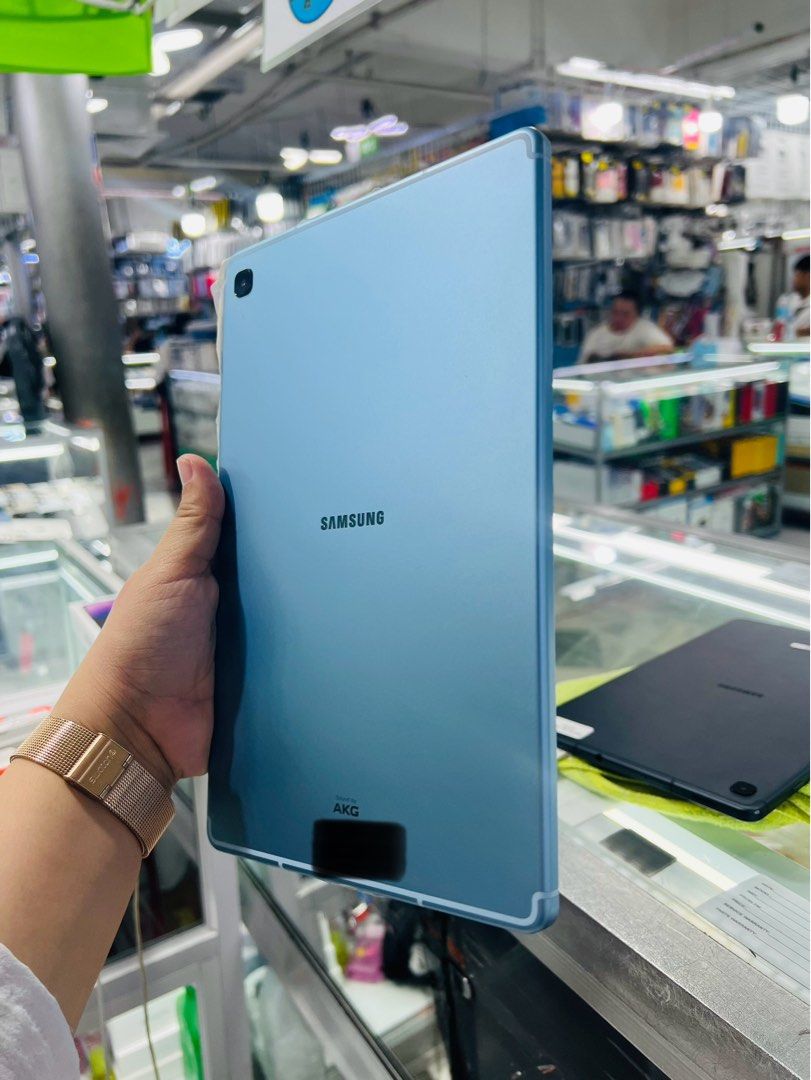 Samsung Tab S6 Lite 128gb LTE (Category: Android) located in San Juan City. Submitted by javedsgadgetshop (Listing ID 1288061977, Image 2). Description: OPEN FOR INSTALLMENT VIA CREDIT CARD/GGIVES & SWAP/TRADE-IN! WE BUY AND SELL ( ANYKINDS OF UNIT BINIBILI PO NAMIN)! PTPA : Padelete po f bawal Read ❗️Onhand ‼️ Samsung Tab S6 Lite •128gb •NTC Variant •Good batt health •Factory Unlock •95% Smoothness •No hidden issue | No Repaired •100% Authentic 
