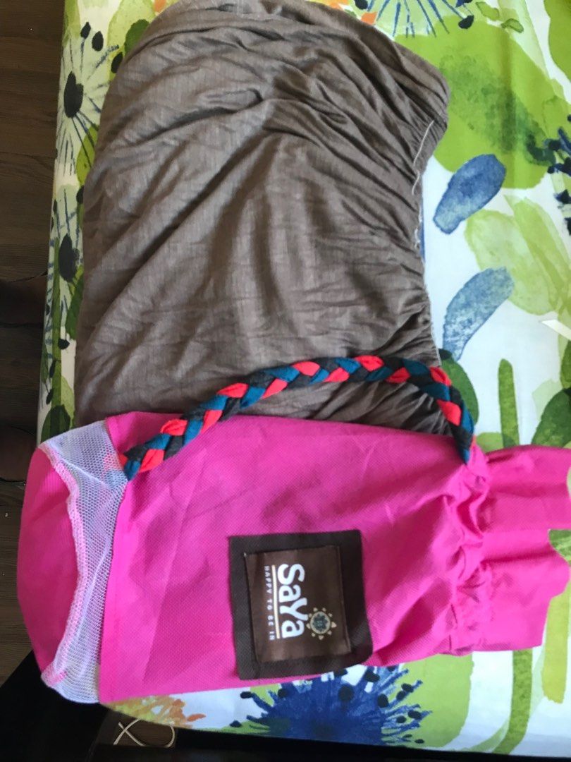 SAYA baby carrier SSK (Category: Carriers & Slings) located in Bacoor. Submitted by katherinescloset (Listing ID 1287971608, Image 1). Description: Never use SAYA SSK Baby Carrier Large size Payment first basis.