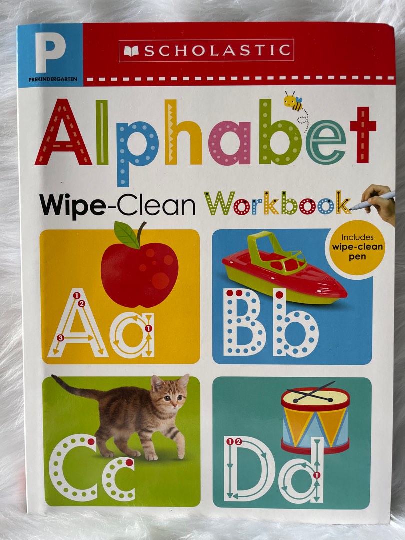 Scholastic Wipe & clean Workbook, Hobbies & Toys, Books & Magazines