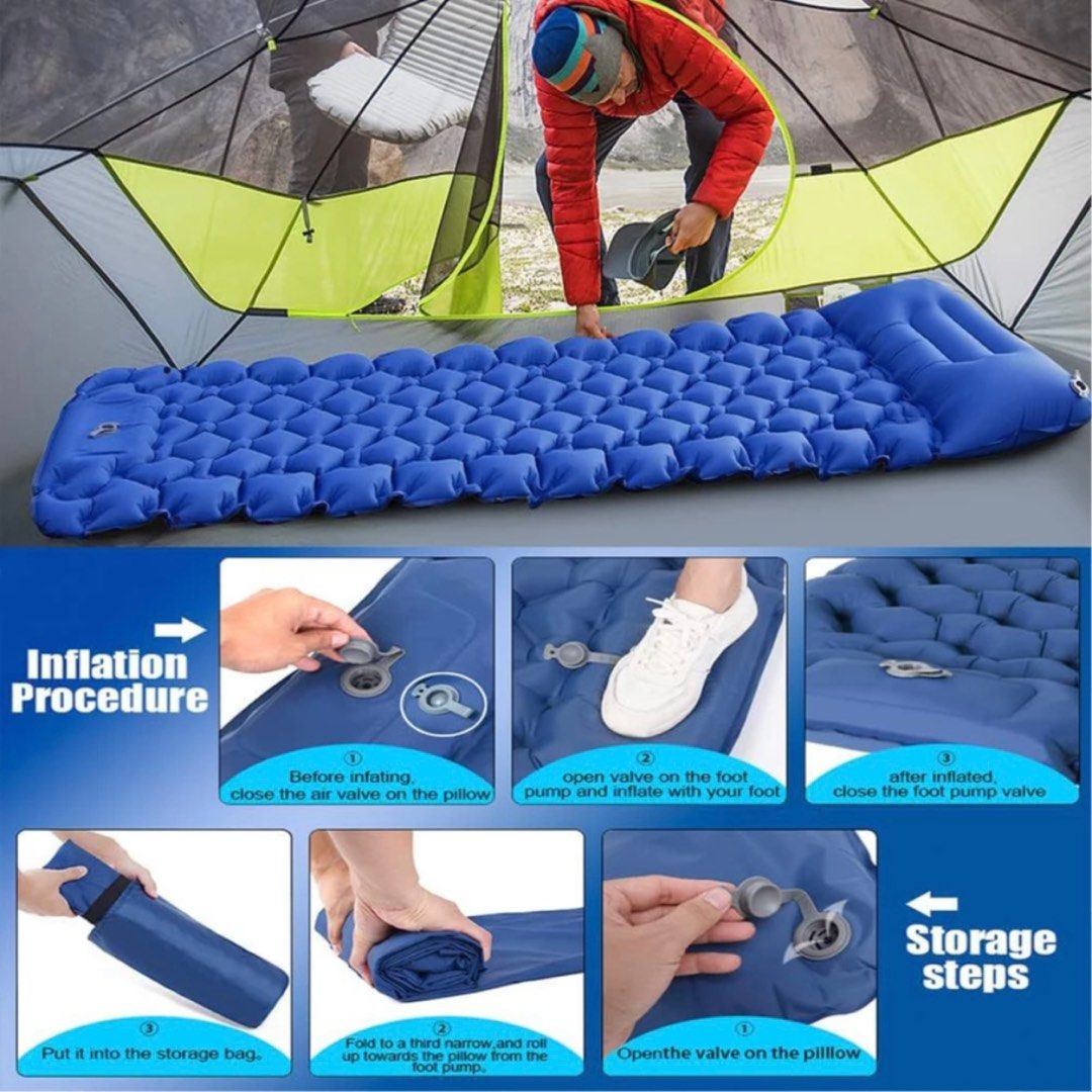 King size self inflating mattress outlet