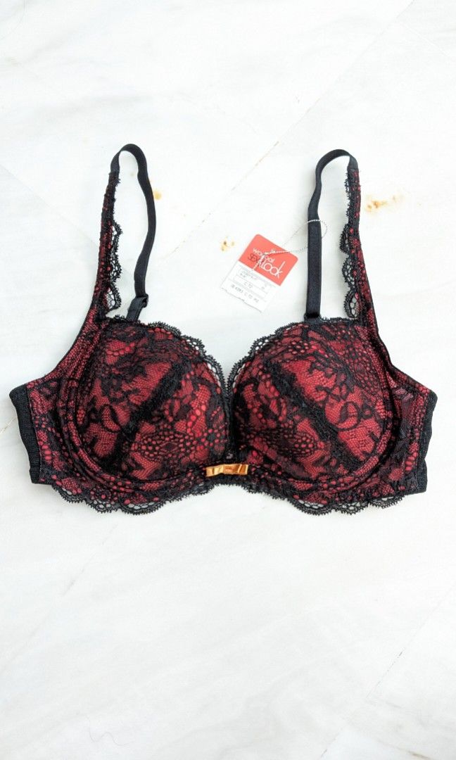 Branded Red Lace Bra