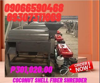 SR-KSJ C Diesel Coconut Shell Fiber Separating Extracting Shredder Coir Machine