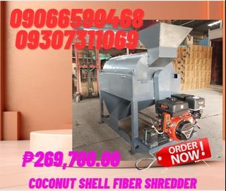 SR-KSJ Q Coconut Shell Fiber Separating Extracting Shredder Coir Machine