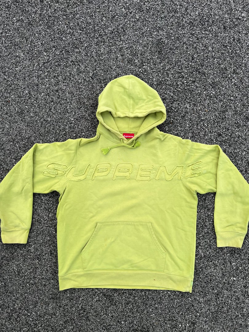 Supreme set in logo discount hoodie