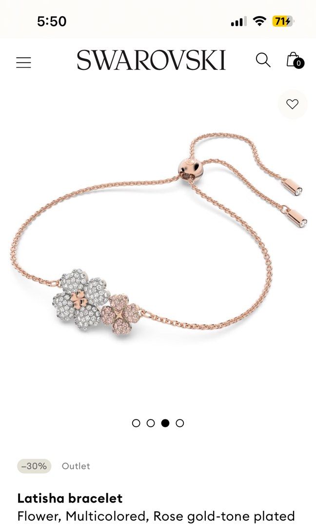 Swarovski sales latisha bracelet