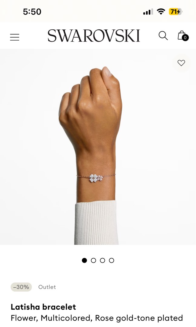Swarovski cheap latisha bracelet