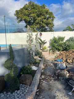swimming pool and landscaping works