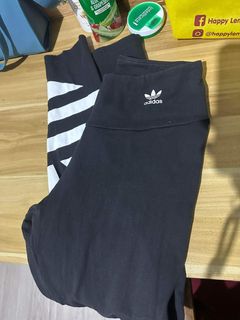 Adidas Climalite Black 3 stripes Leggings (28in), Women's Fashion,  Activewear on Carousell