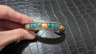 Turquoise bangle by Charlie Favour