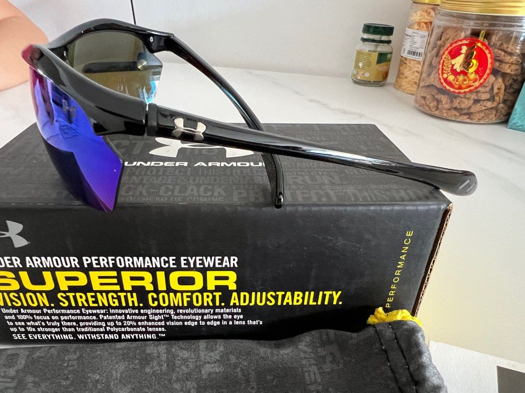 Under armour zone xl polarized multiflection lens store sunglasses