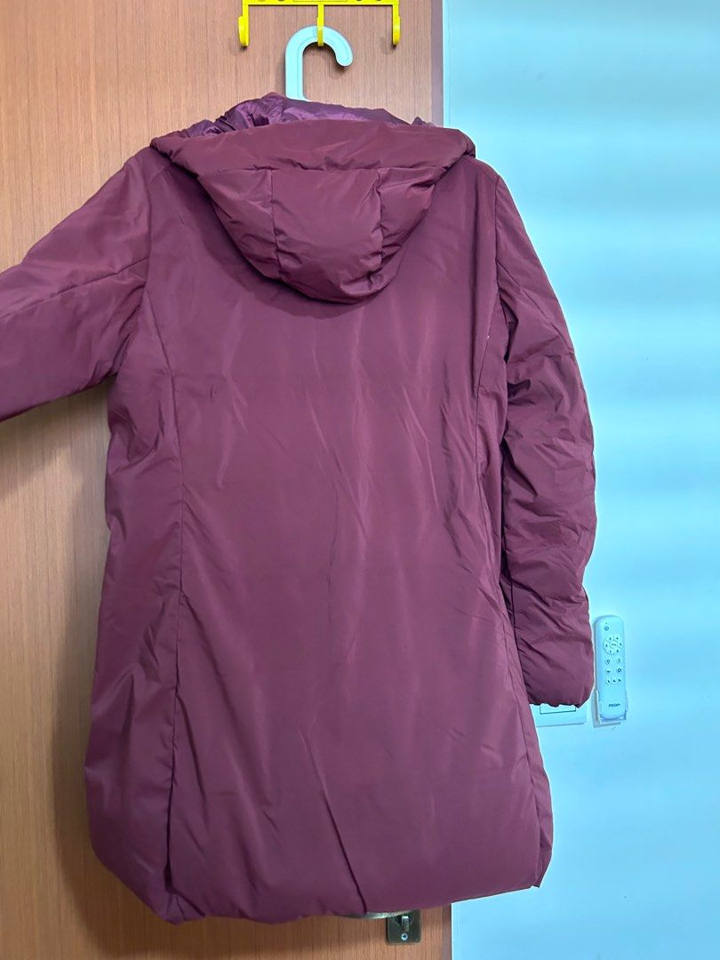 Maroon colour winter jacket cheap