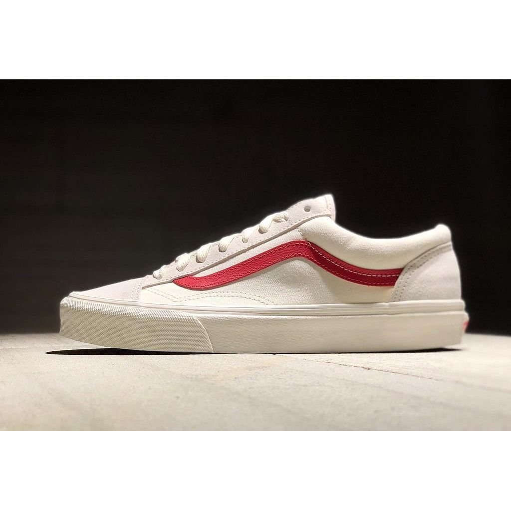 VANS Style 36 Marshmallow Racing Red Unisex Men s Fashion
