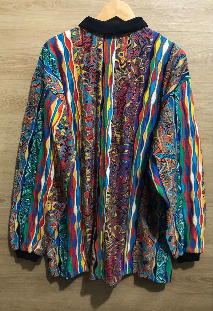 Vintage COOGI Polo Sweater Cardigan Men s Fashion Tops Sets