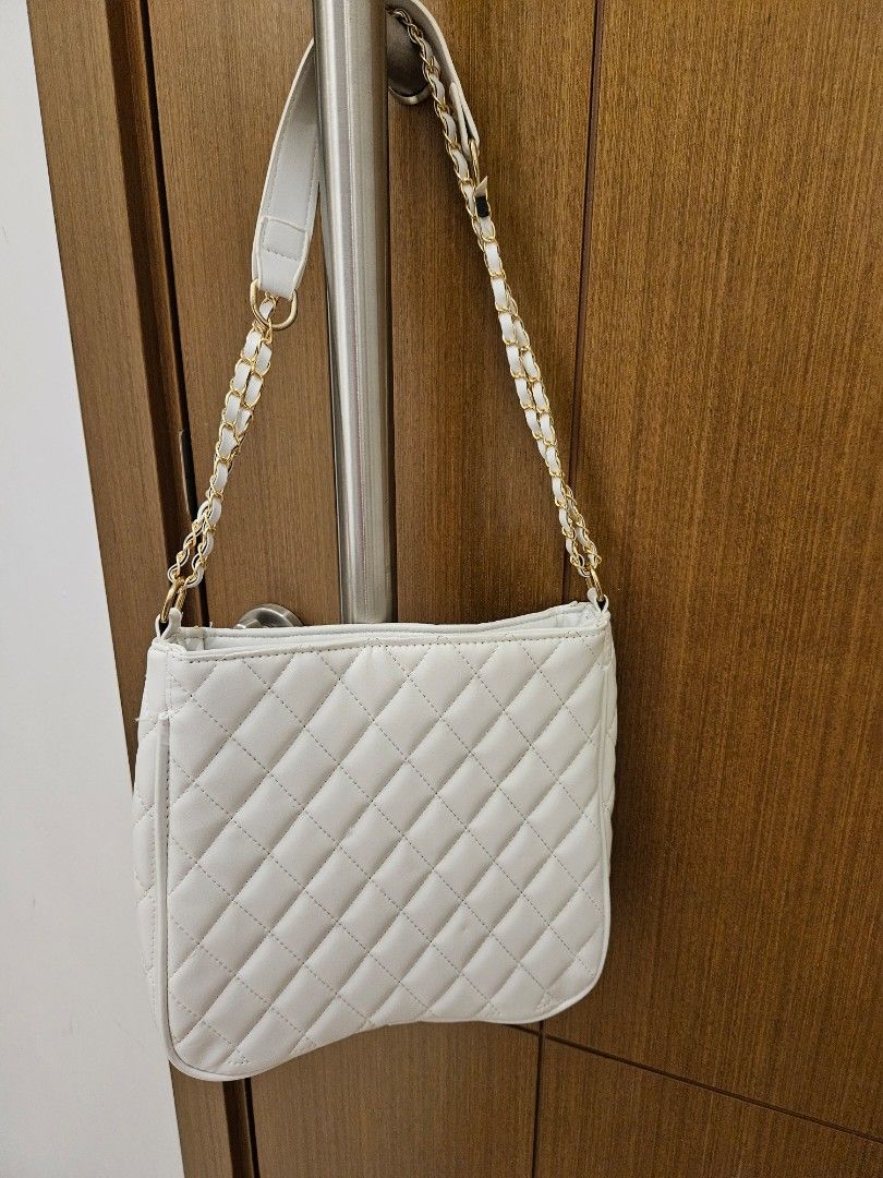 White sales sling bag