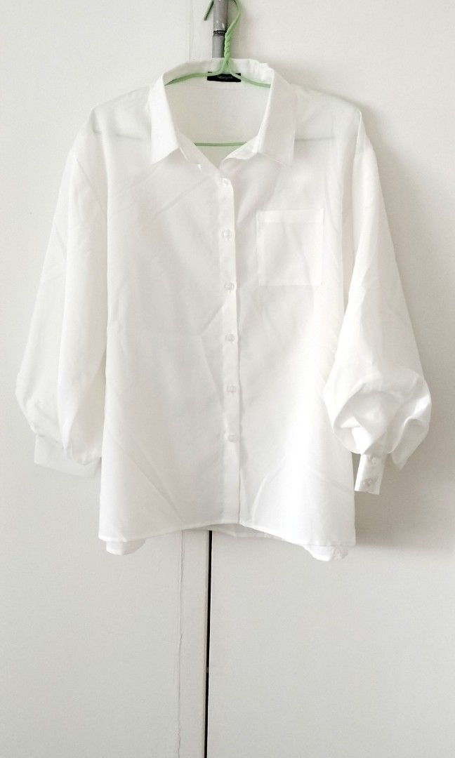 White Top Women s Fashion Tops Shirts on Carousell