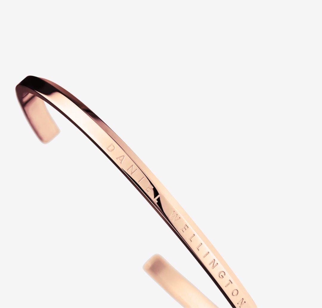 Daniel wellington bracelet outlet classic cuff rose gold