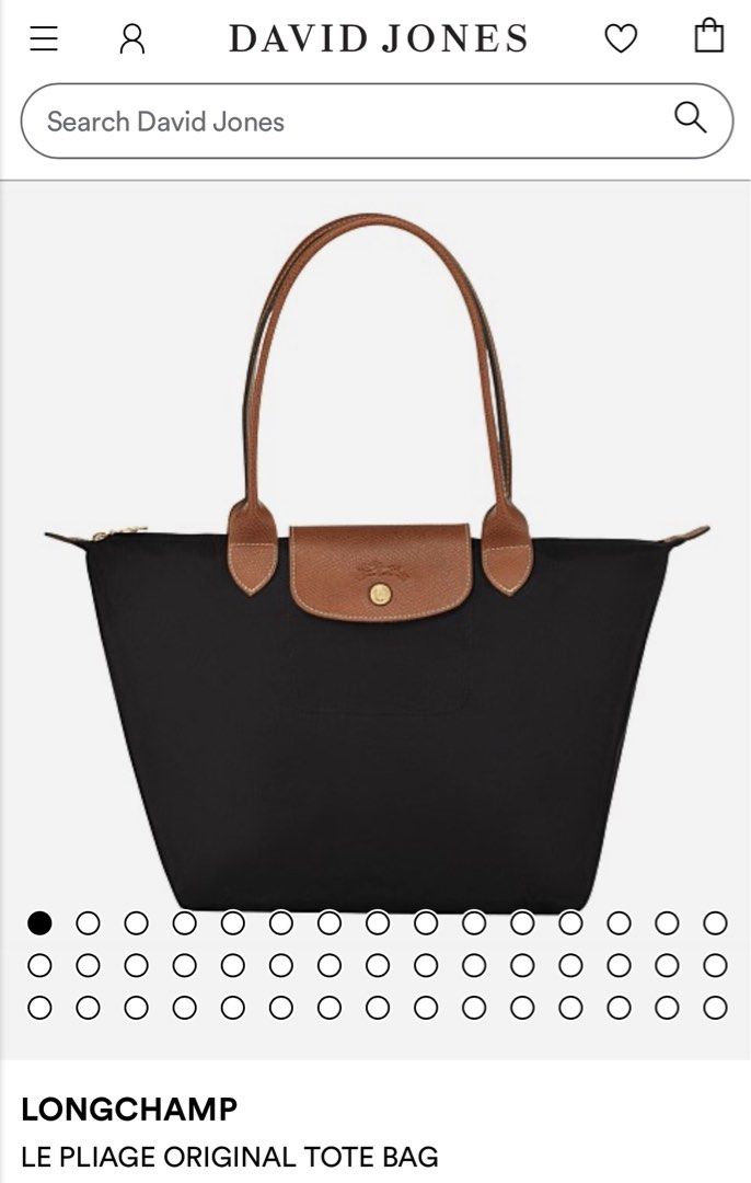 Longchamp david jones clearance bag