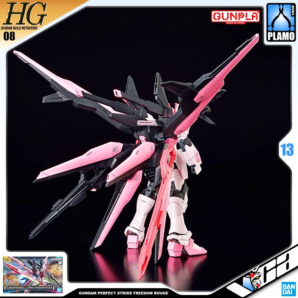 ✅𝐑𝐄𝐀𝐃𝐘 𝐒𝐓𝐎𝐂𝐊⭐️ BANDAI GUNPLA HIGH GRADE BUILD METAVERSE 1/144 HG GUNDAM PERFECT STRIKE FREEDOM ROUGE PLASTIC MODEL ACTION TOY VCA SINGAPORE (Category: Gundam Model Kits) located in Singapore. Submitted by vcagundam.sg (Listing ID 1283658673, Image 3). Description: ⭐️ HG | GUNDAM PERFECT STRIKE FREEDOM ROUGE 🌐 𝗪𝗘𝗕𝗟𝗜𝗡𝗞 https://v.vcagundam.sg/tMeMEO 🤖 𝗛𝗘𝗔𝗗 𝗛𝗘𝗜𝗚𝗛𝗧 : 13cm 📝 𝗧𝗬𝗣𝗘 : PLASTIC MODEL KIT The Gundam Perfect 