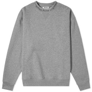 Acne Studios Gray Flogho Sweatshirt XL