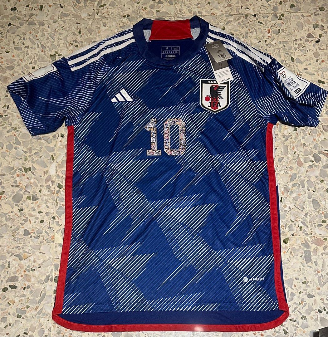 Adidas Japan World Cup Football Jersey with custom Tsubasa 10