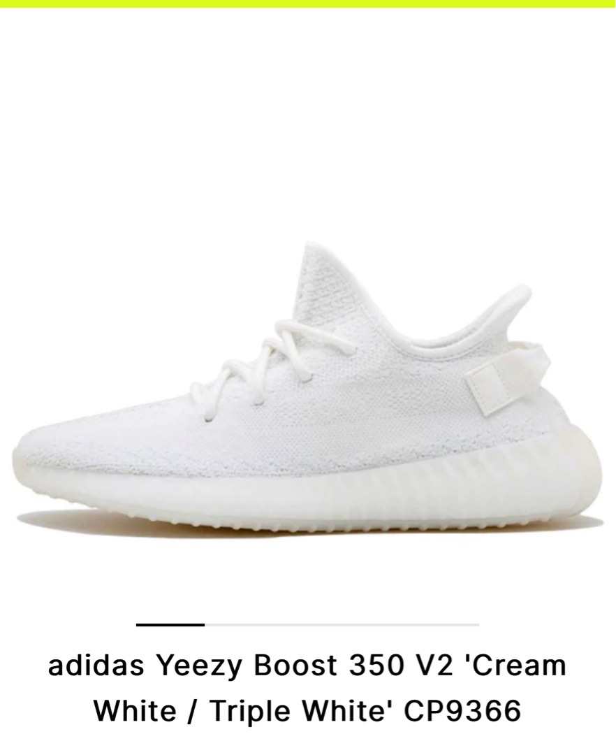 Adidas Yeezy Boost 350 V2 Cream White Men s Fashion Footwear