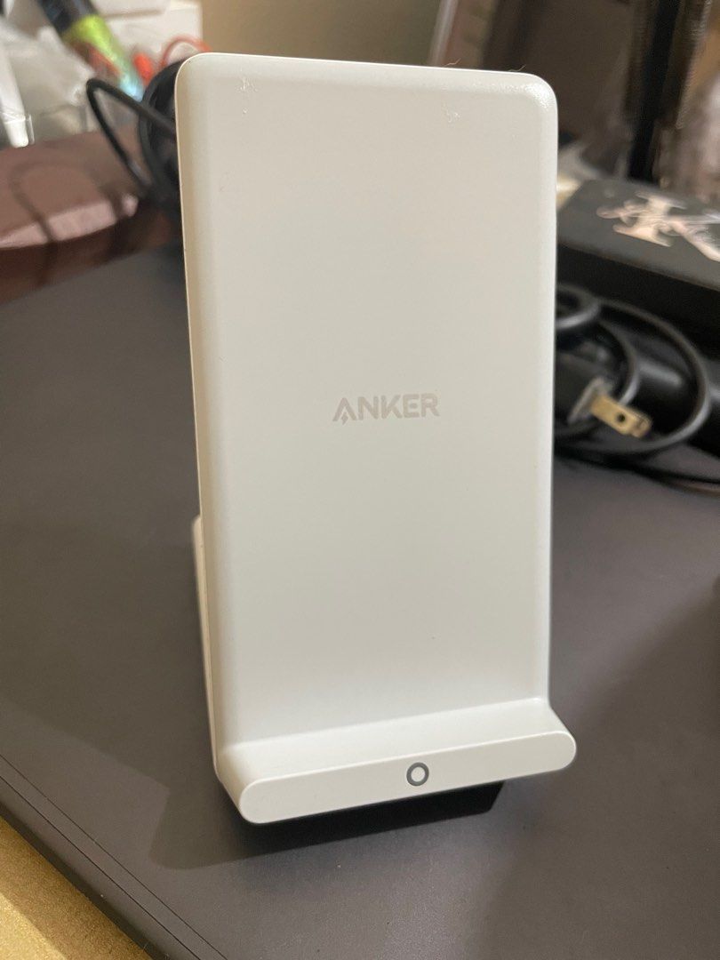 Anker 10W Wireless Charger Powerwave Stand (Category: Chargers & Cables) located in Quezon City. Submitted by jesscagungun (Listing ID 1283741623, Image 1). Description: Like new Used once Original 10W High Speed Charging for Samsung Galaxy models 5W and 10% faster than other wireless chargers for iPhone ***No adaptor. Cord and Stand only***.