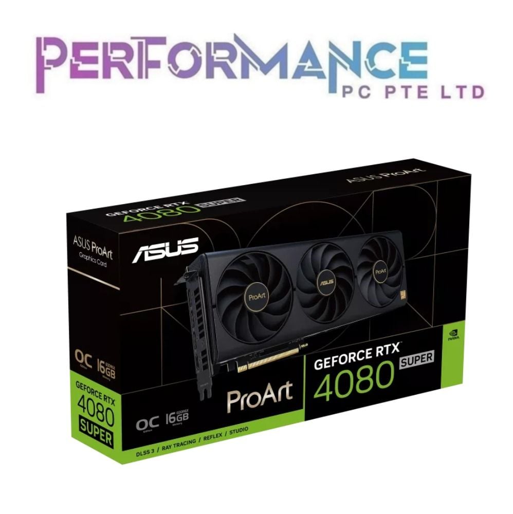 ASUS ProArt GeForce RTX 4080 RTX4080 SUPER OC Edition 16GB GDDR6X (3 YEARS  WARRANTY BY BAN LEONG TECHNOLOGY PTE LTD), Computers & Tech, Parts &  Accessories, Computer Parts on Carousell