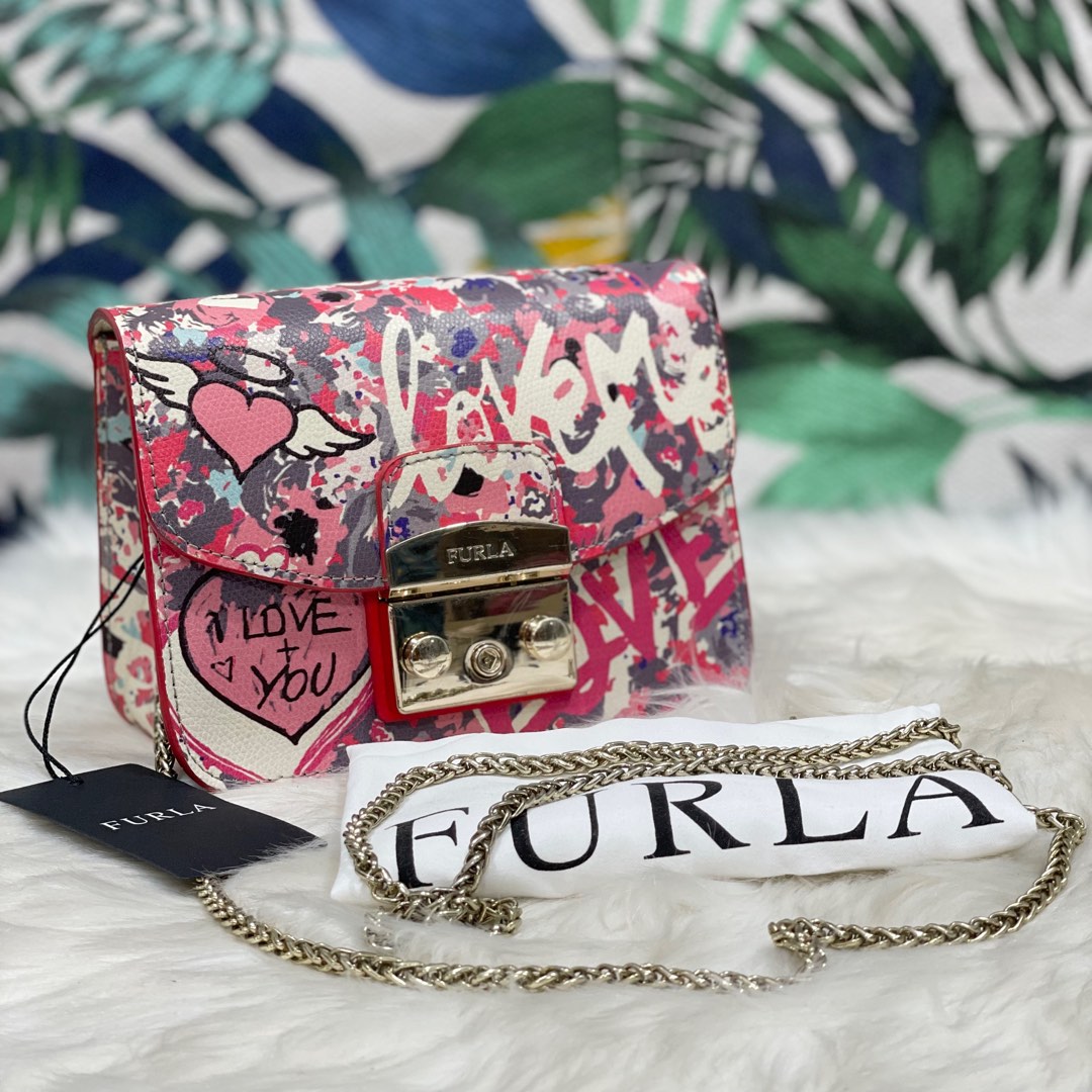 Furla graffiti clearance bag