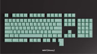 AWEKEYS Full Metal Keycap Set - Matte Mint64162430296706110