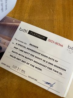 BAI HOTEL VOUCHERS