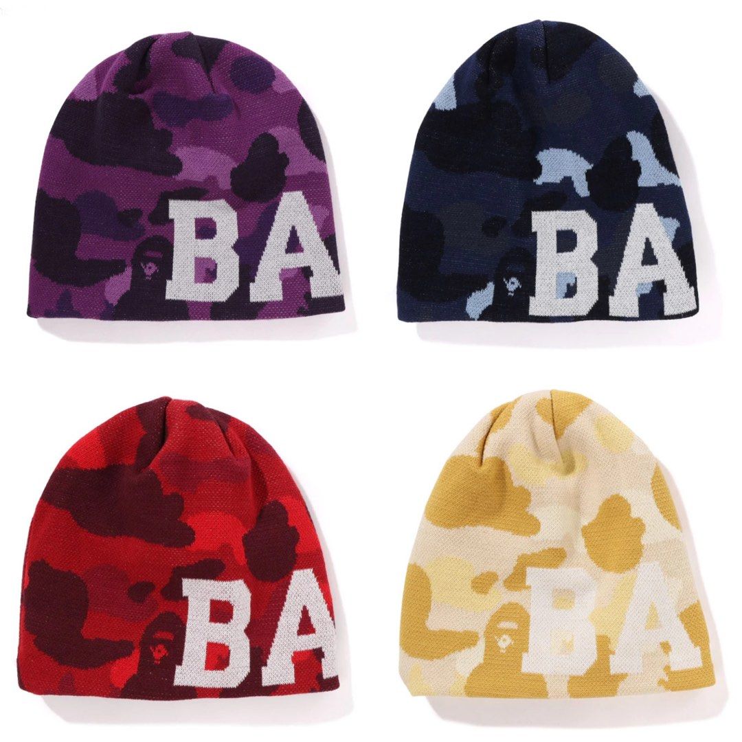 Bape camo beanie clearance