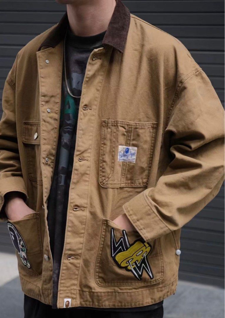 Bape Duck BAPE WASHED DUCK COVERALL, Men's Fashion, Tops & Sets, Shirts on Carousell
