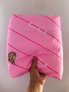 Barbie bedsheet with 2 punda fits queen to king size full garter