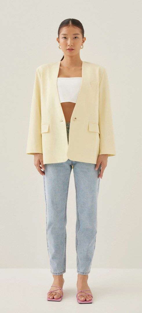Relaxed blazer store