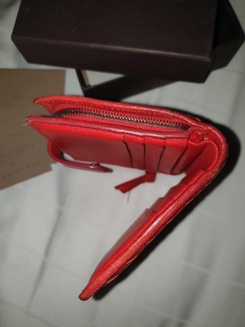 Red discount purse wallet