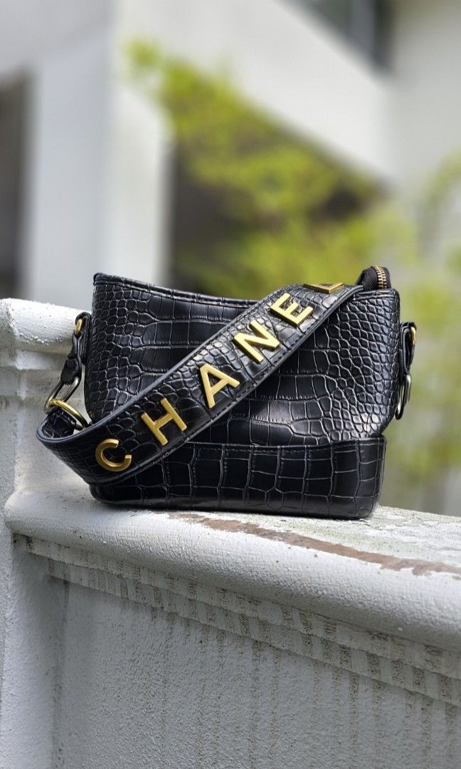 Chanel sales gabrielle croc