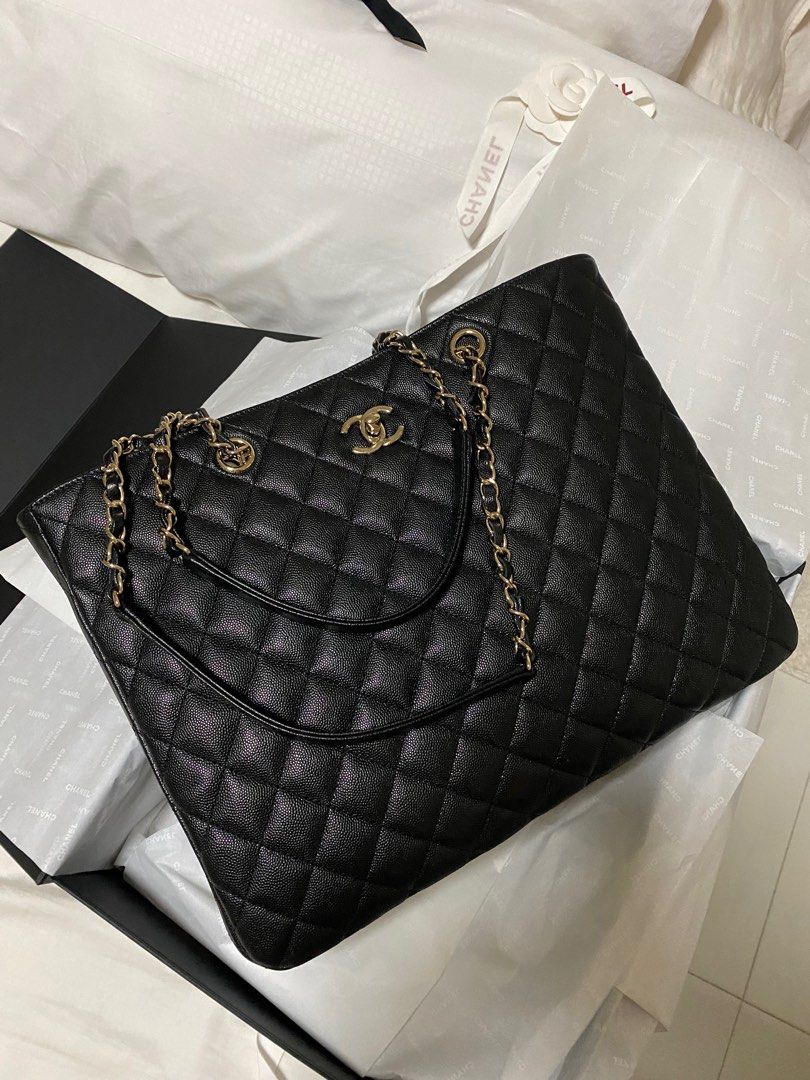 Chanel large tote 2018 clearance