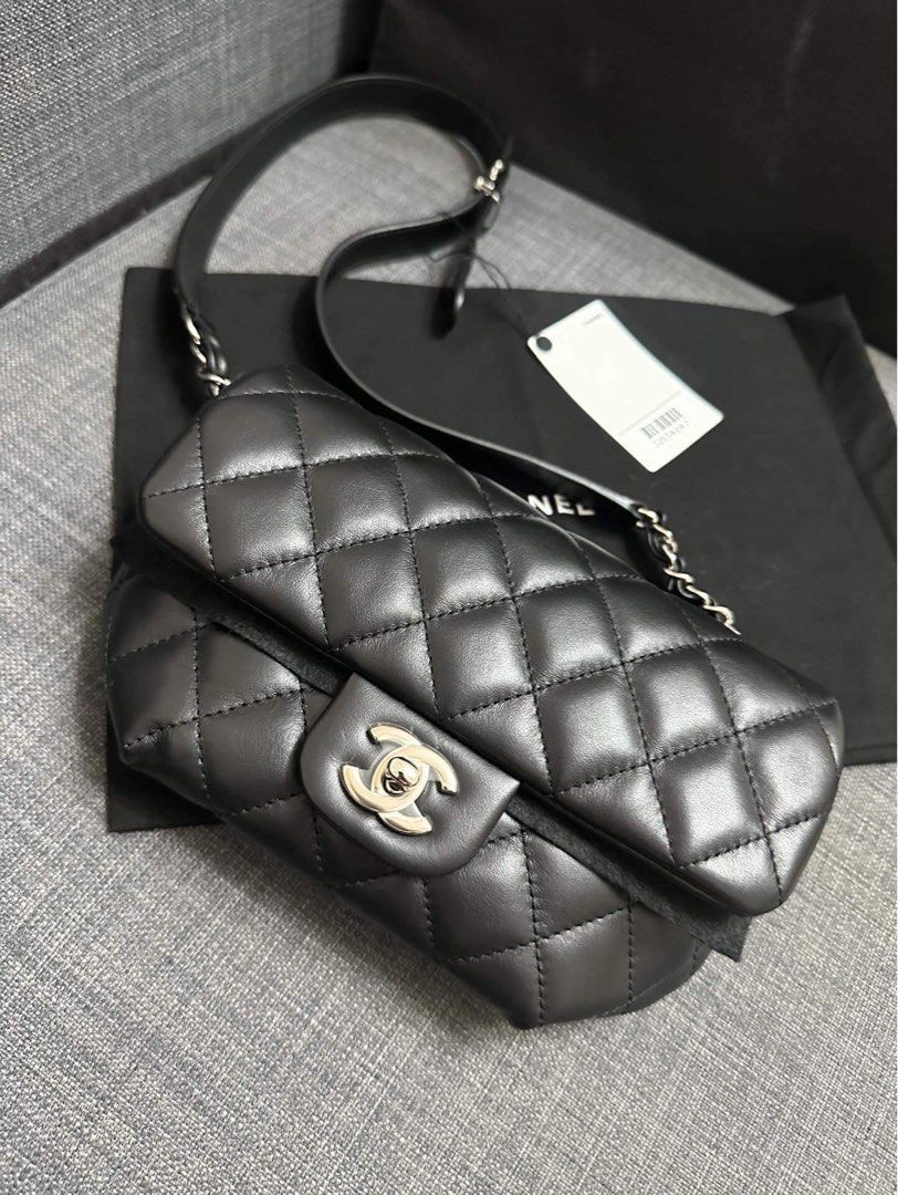 Chanel Uniform Belt Bag (Category: Luxury Bags & Wallets) located in Taguig. Submitted by indieboy13 (Listing ID 1283822478, Image 2). Description: Chanel belt bag With tag and authenticity card Slightly negotiable.